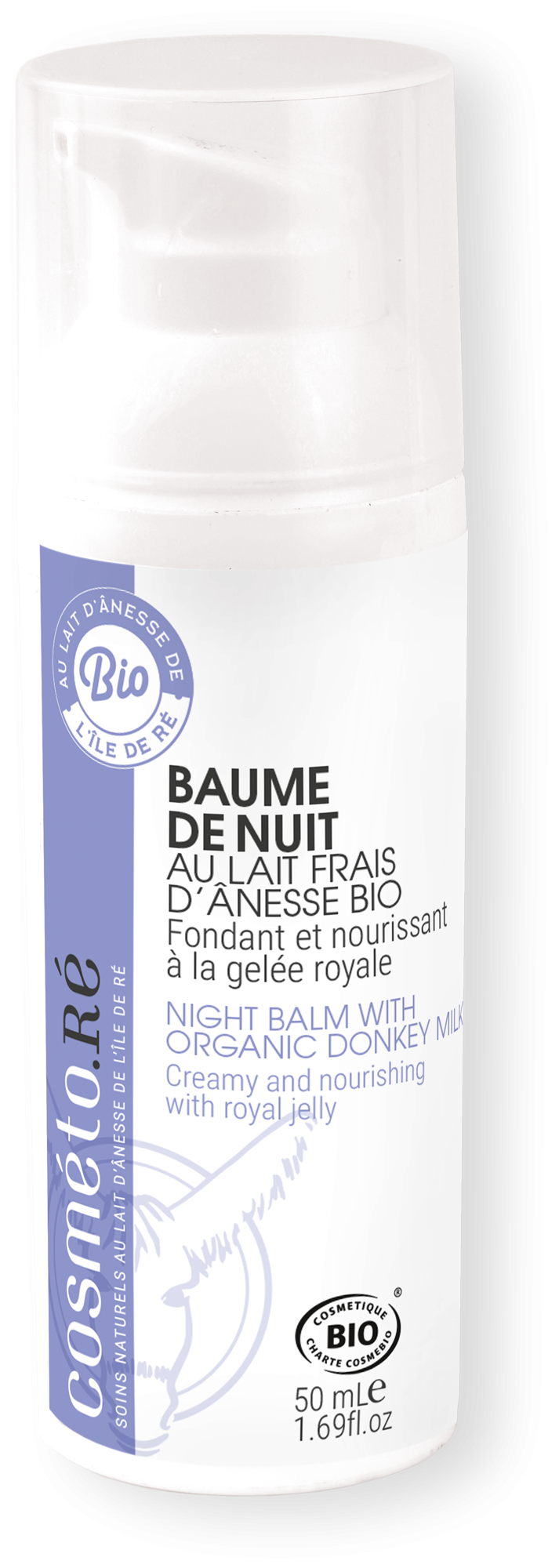 Baume de nuit au lait d'ânesse BIO 50 ml