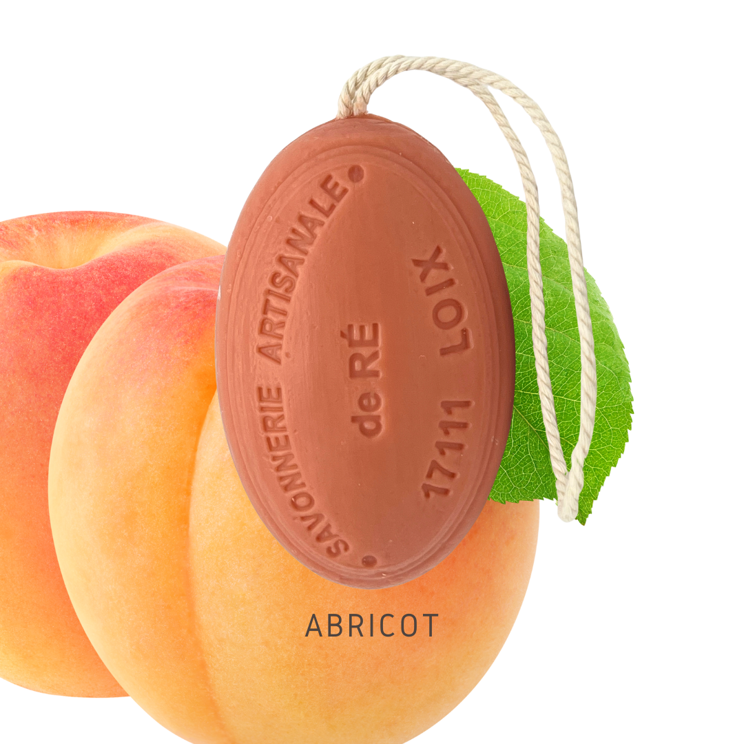 Savon artisanal ficelle abricot 200g (Poids : 200 g)