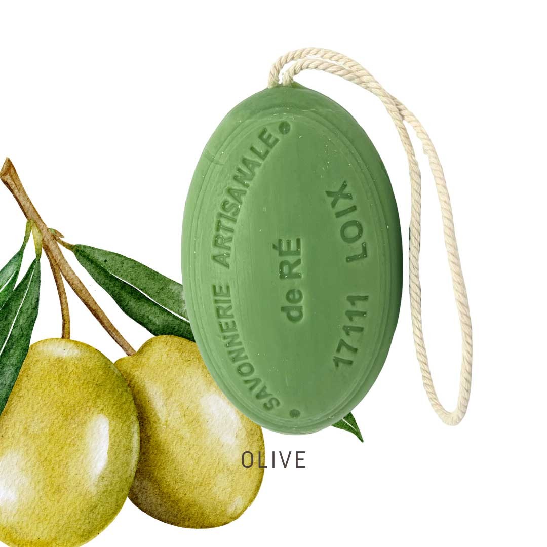 Savon artisanal ficelle olives 200g
