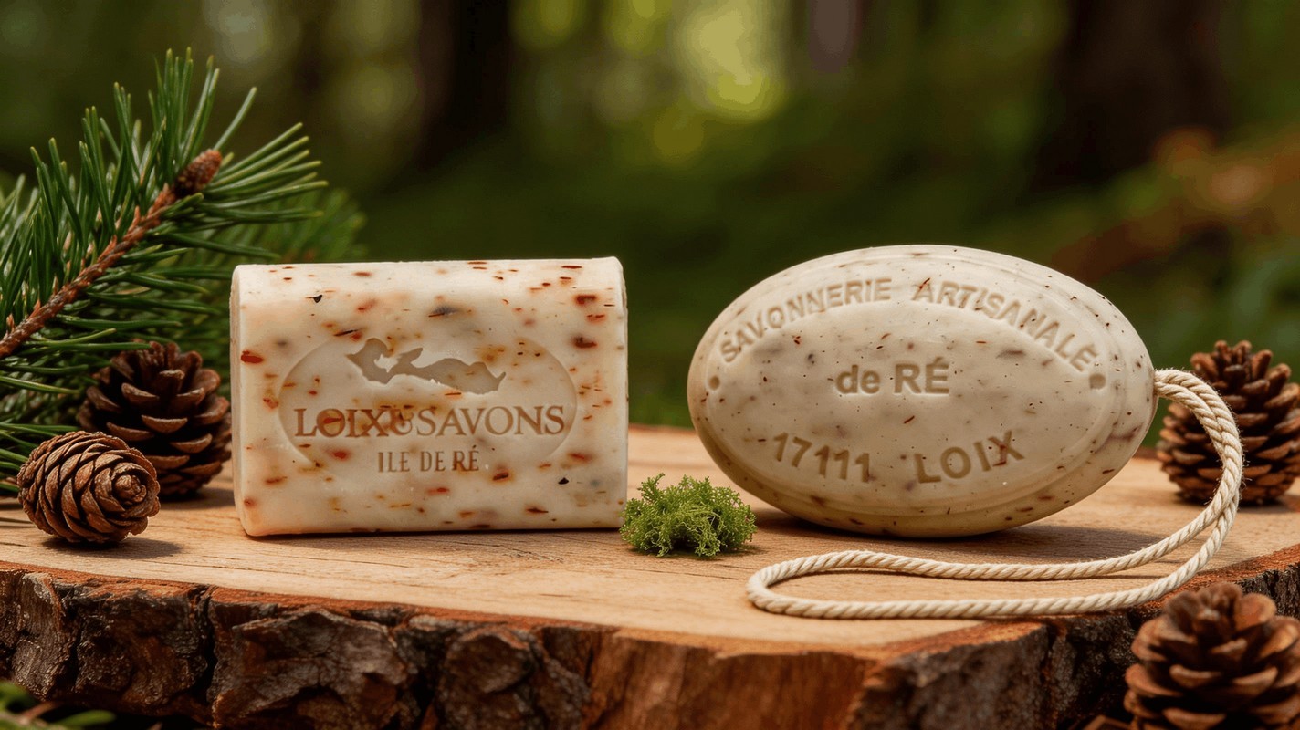 Savon artisanal aux aiguilles de pin (Choisissez le poids :  : 100 g)