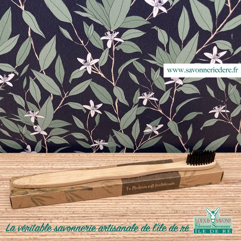 Brosse à dents en bambou, végan