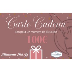 Carte cadeau 100€ Savonnerie artisanale Loix et savons
