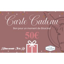 Carte cadeau 50€ Savonnerie artisanale Loix et savons