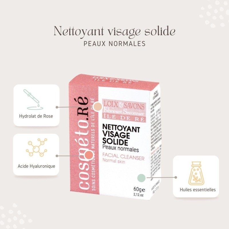 Pack shampoing nourrissant + nettoyant visage | Cheveux secs