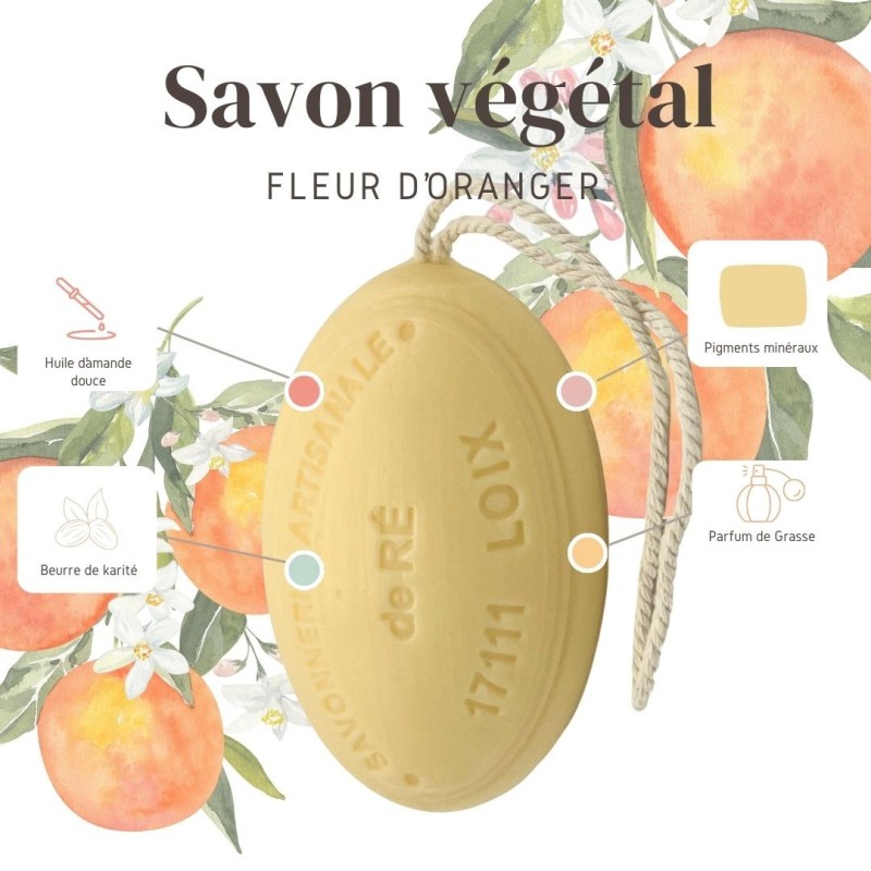 proprioté fleur d'oranger savon