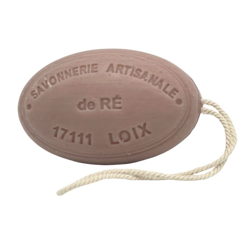 Savon ficelle parfum poudre d'amour 200g - Savonnerie de Ré de l'ile de re