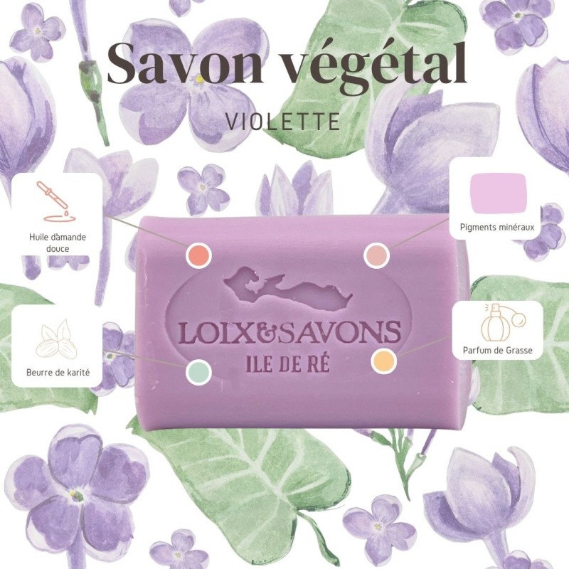 SAVON ARTISANAL PROPRIETE VIOLETTE