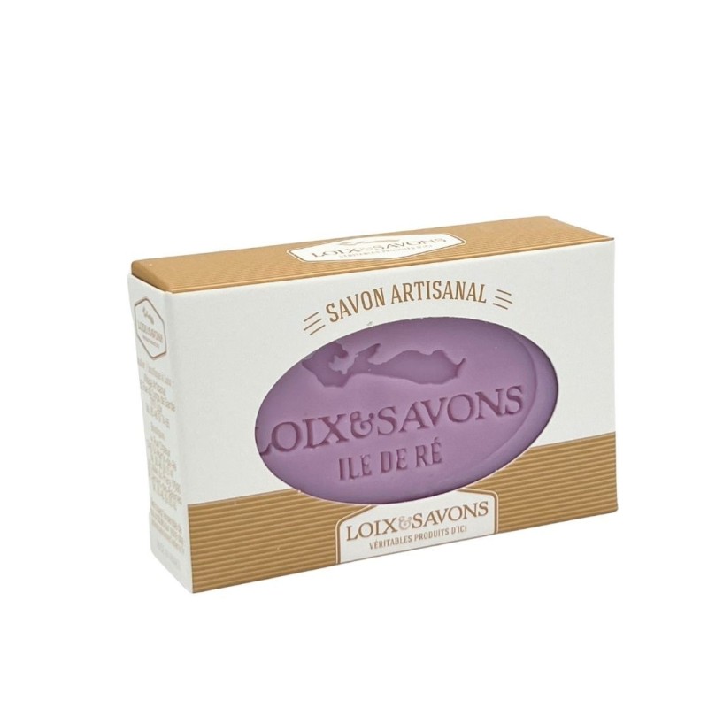 SAVON ARTISANAL VIOLETTE 100G ILE DE RE