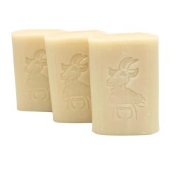 Lot 3 savons au lait de chèvre frais artisanal 100 g