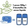 convertion savon solide savon liquide