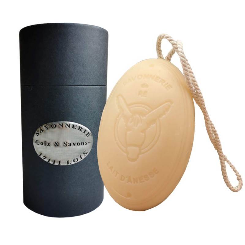 savon au lait d’ânesse étui noir