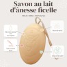savon au lait d'anesse cordelette