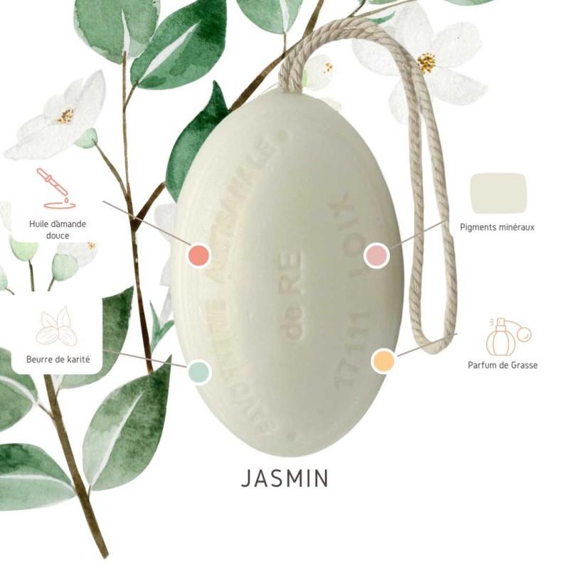 Savon parfum jasmin