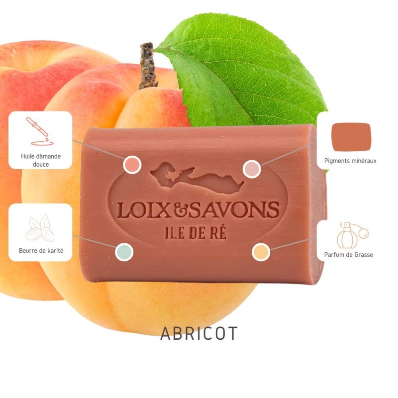 Savon parfum abricot composition