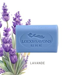 Savon artisanal surgras au parfum de lavande 100g