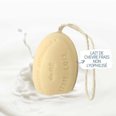 Savon au lait de chèvre ficelle