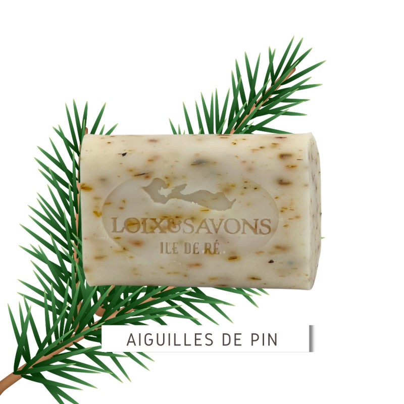 Savon aiguilles de pin exfoliant 100g ou 200g | Île de Ré