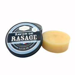 Savon à Barbe Bio au Lait d'Ânesse (100g) - Rasage Doux