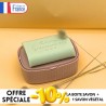 Boîte à savon en plastique recyclé + 1 savon végétal au choix