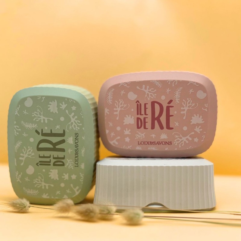 Boîte à savon en plastique recyclé + 1 savon végétal au choix