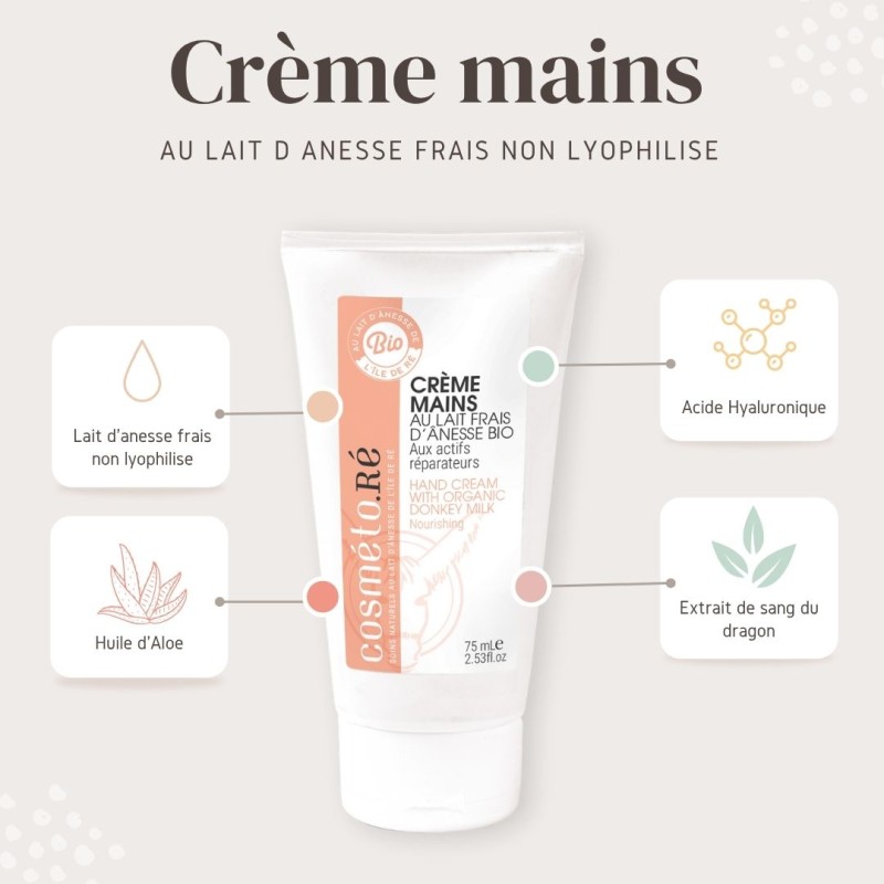 creme pour les mains qui ne colle pas lait d anesse