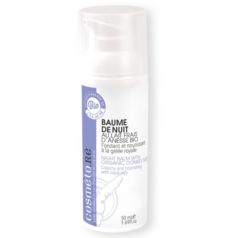 creme de nuit au lait d anesse masque