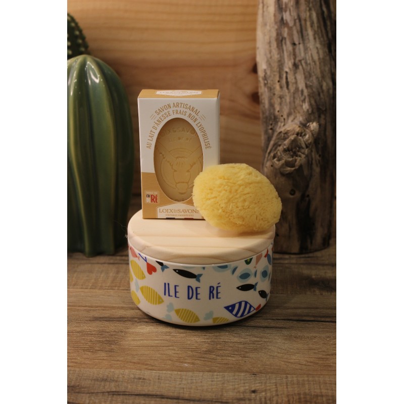 cadeau avec savon au lait d'anesse