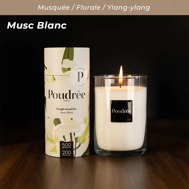Bougie cire végétal POUDRÉE