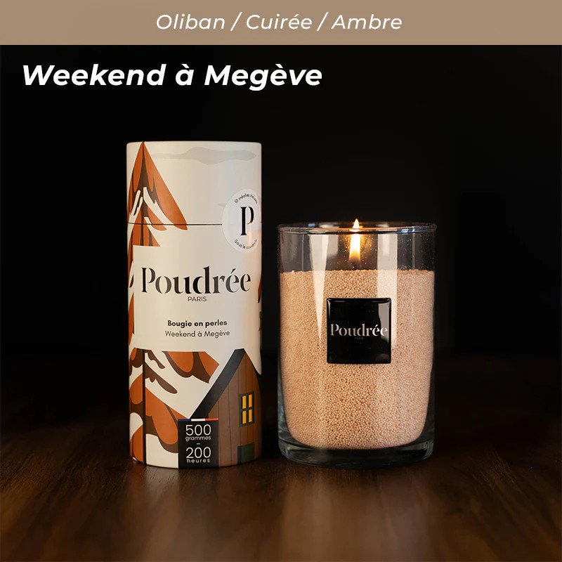 Bougie cire végétal POUDRÉE