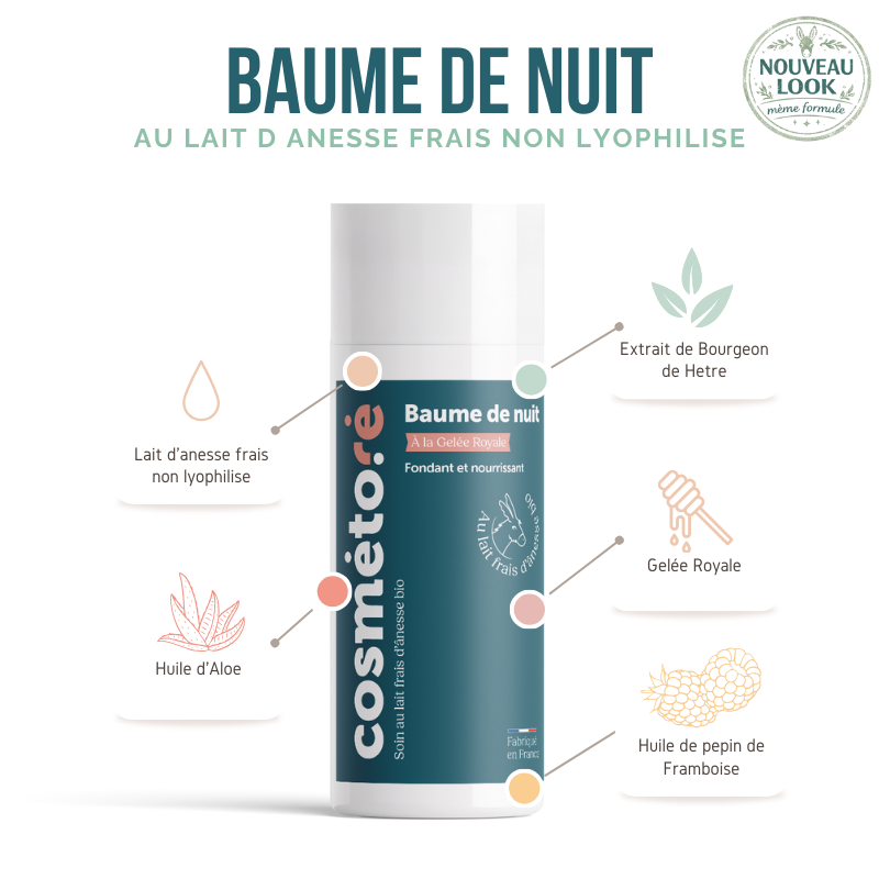 propriété crème de nuit lait d anesse