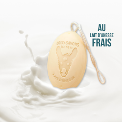 Savon ficelle lait d'ânesse bio 200g - Artisanal