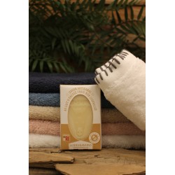 Savon lait d'ânesse + serviette invité coton