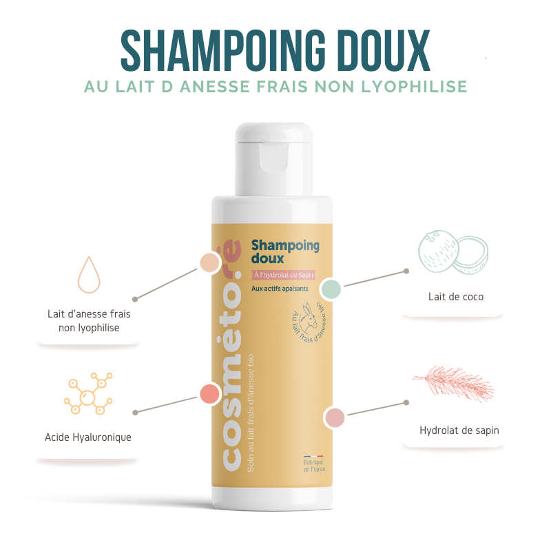 shampoing doux au lait d anesse composition