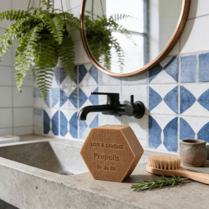 Savon purifiant à la propolis pour peaux grasses | Loix & Savons