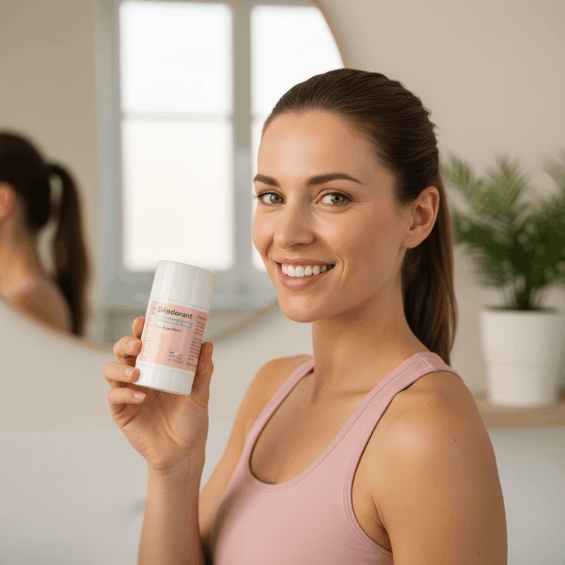 Déodorant solide naturel | Sans aluminium, efficace 24h