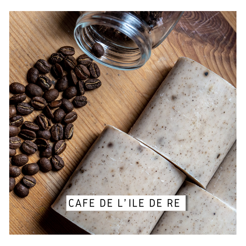 Savon exfoliant au marc de café | Mains sales | Savonnerie de Ré