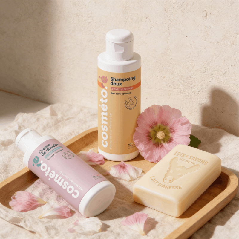 Pack soin complet au lait d'ânesse | Cheveux & corps -10%