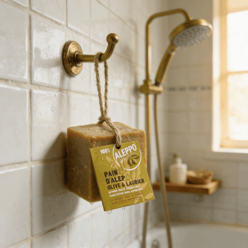 Savon d'Alep Ficelle 100g | 100% Naturel | Loix & Savons