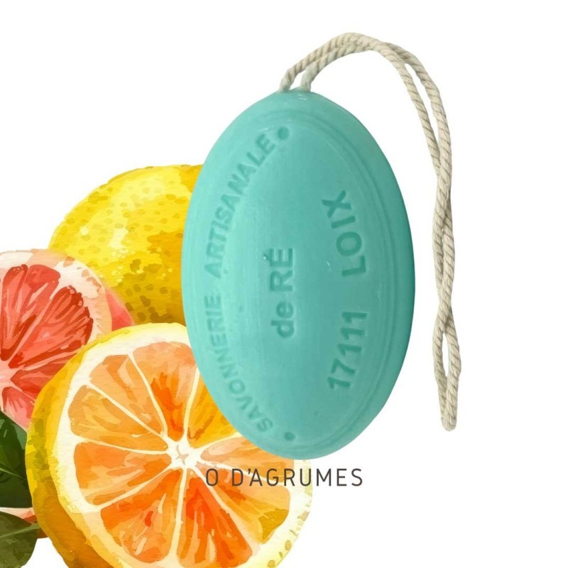 Savon artisanal surgras parfum Épice & Agrume (Ô d'Agrumes)| Soin réconfortant | 100g & 200g | Savonnerie de Ré