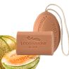 Savon artisanal surgras au parfum de melon charentais