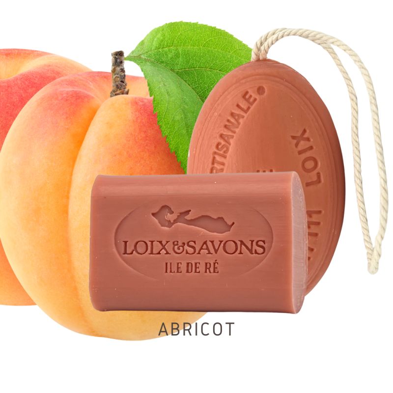 Savon artisanal surgras au parfum d'abricot