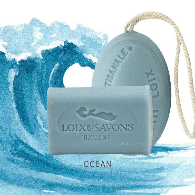 Savon artisanal surgras au parfum océan