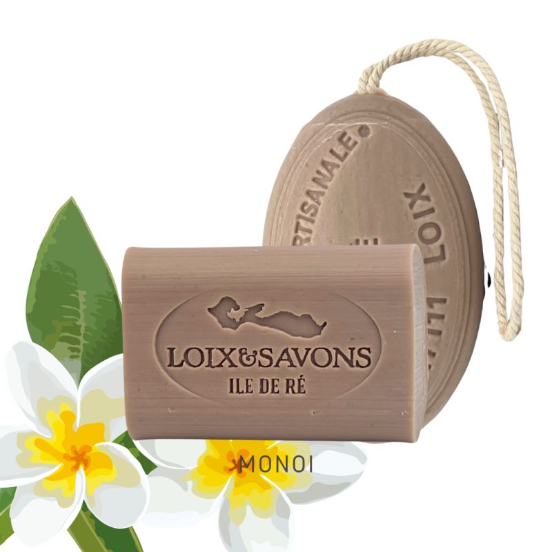 Savon artisanal surgras au monoï - formule nourrissante & protectrice