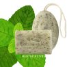 Savon artisanal à la menthe poivrée soin effet glacial et purifiant