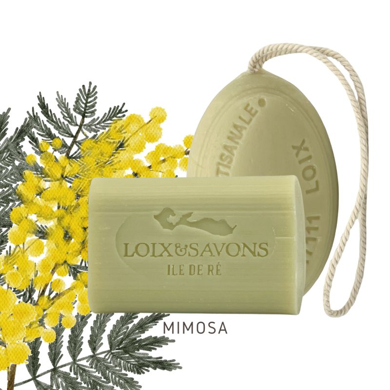 Savon artisanal au mimosa - soin adoucissant et régénérant