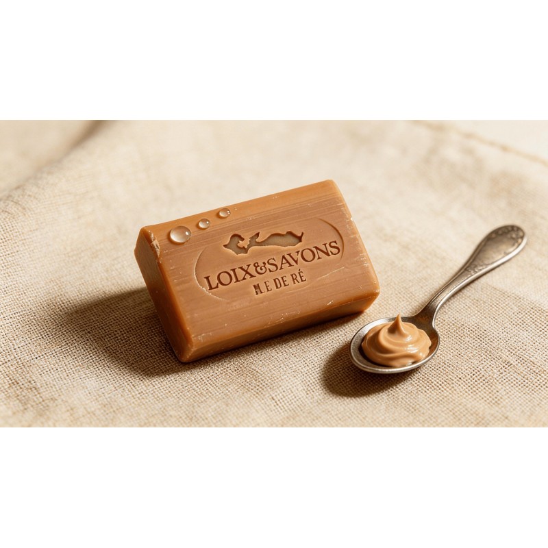 Savon artisanal parfum confiture de lait surgras | Île de Ré