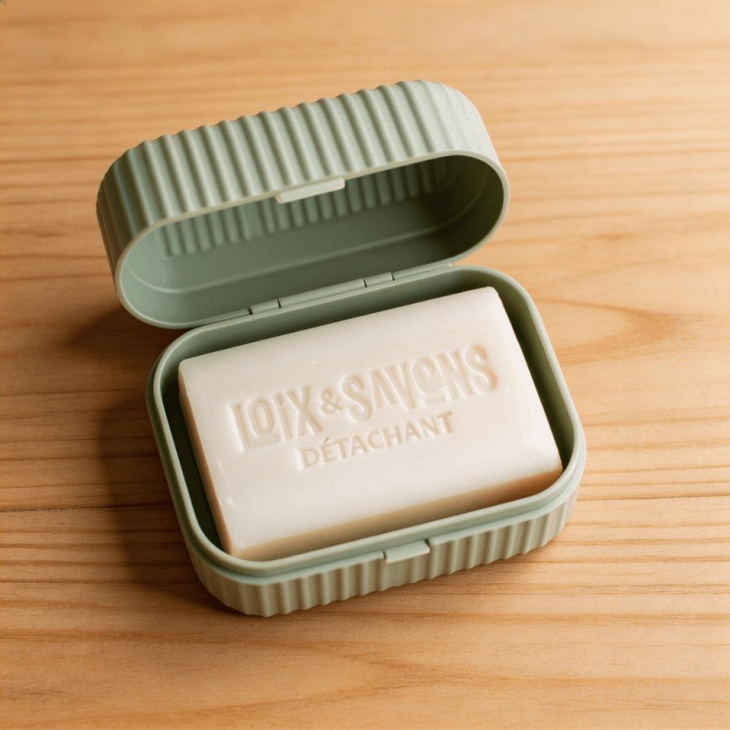 Savon détachant voyage + boîte transport | Savonnerie de Ré