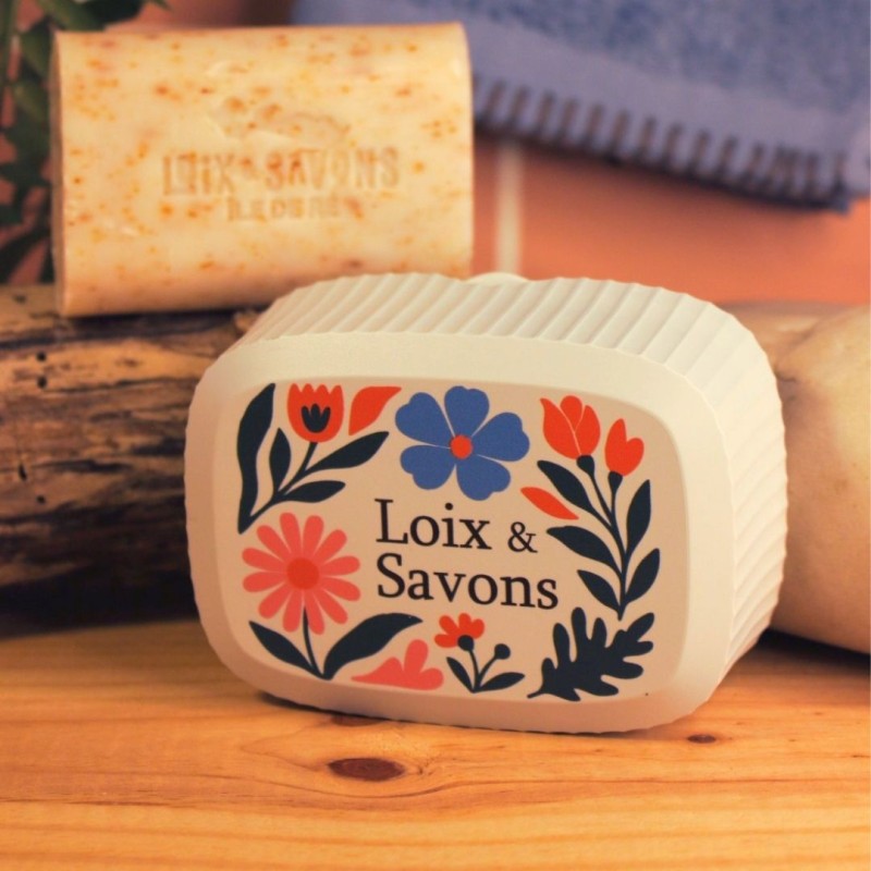 Boite à savon 2 en 1 FLEURS