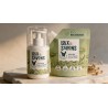 Duo flacon pompe savon liquide lait d anesse frais et recharge eco doypack