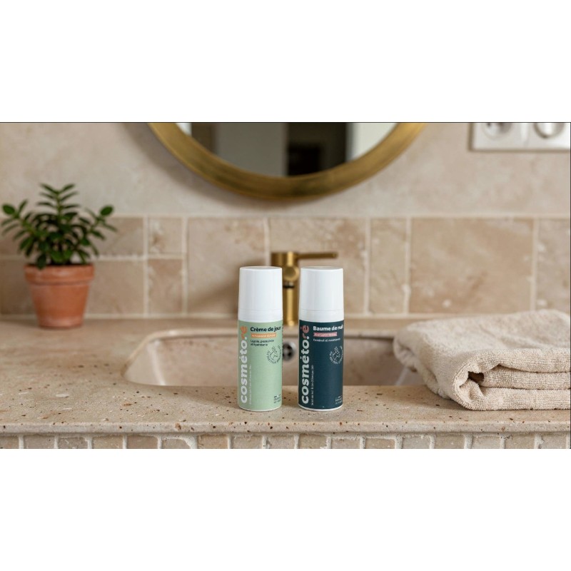 Pack crème jour + baume nuit au lait d'ânesse | -5%